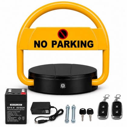 Rechargeable Battery Parking Lock with Remote Control UAE