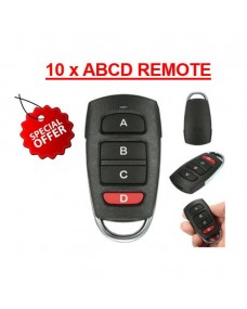 10 x ABCD Remotes