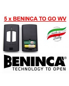 5 x BENINCA TO GO WV