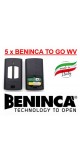 5 x BENINCA TO GO WV
