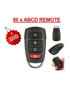 50 x ABCD Remote Control in Dubai UAE