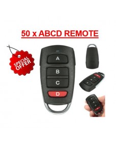 50 x ABCD Remotes 